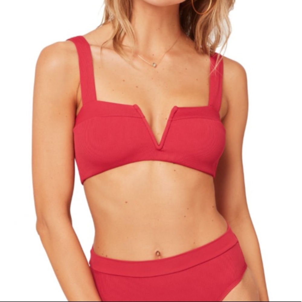 L*space Lee Lee top in strawberry